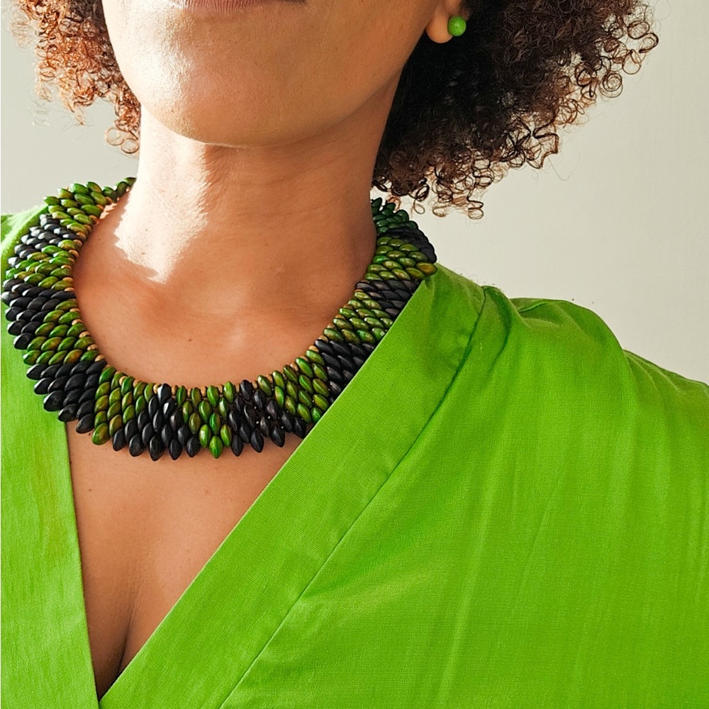 Handmade Necklace from the Native Brazilian Tribe Sateré Mawé - Made of Seed